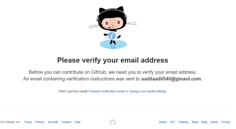 Email Address For Verification